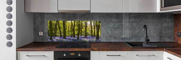 Platte für Küchenrückwand Wald im Frühling