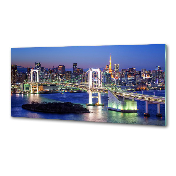 Platte für Küchenrückwand Tokio-Brücke