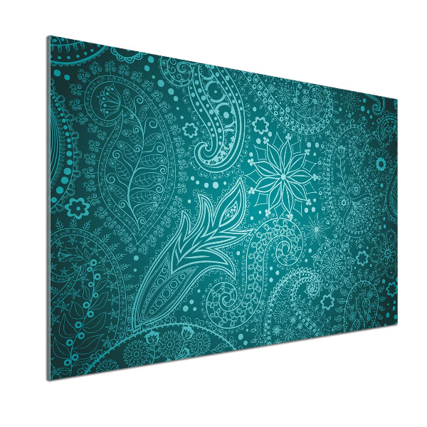 Glasrückwand für die küche Ornamente