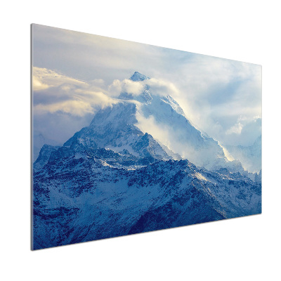 Glasrückwand für die küche Bergspitze