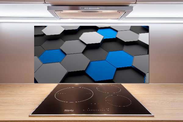 Küchen wandpaneel 3D-Abstraktion