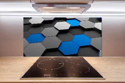 Küchen wandpaneel 3D-Abstraktion