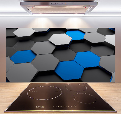 Küchen wandpaneel 3D-Abstraktion