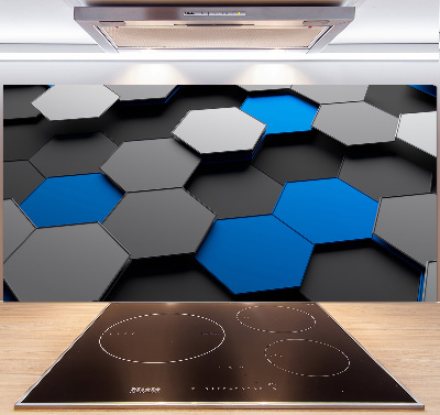 Küchen wandpaneel 3D-Abstraktion