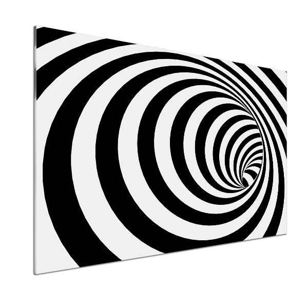 Platte für Küchenrückwand Gestreifte Spirale