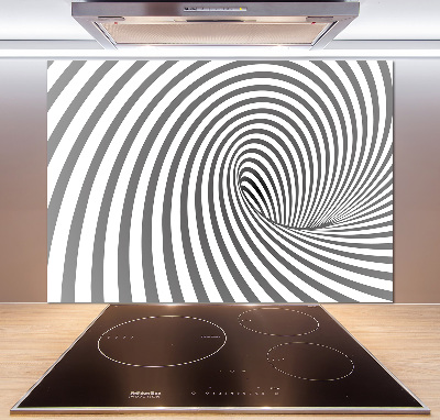 Küchen wandpaneel Gestreifte Spirale