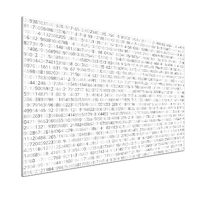 Platte für Küchenrückwand Binärcode