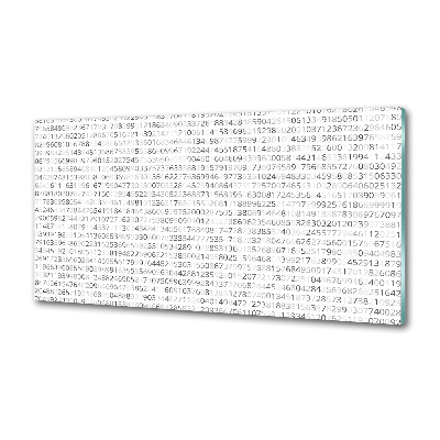 Platte für Küchenrückwand Binärcode