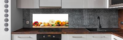 Platte für Küchenrückwand Obst und Gemüse