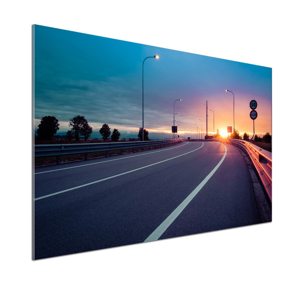 Platte für Küchenrückwand Autobahn