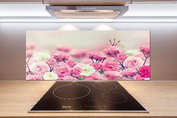 Platte für Küchenrückwand Wildrosenblüten