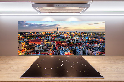 Küchen wandpaneel Panorama von Breslau