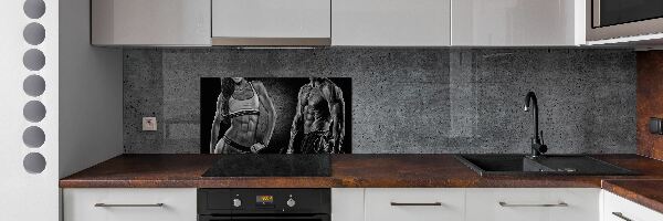 Küchen wandpaneel Muskelaufbau