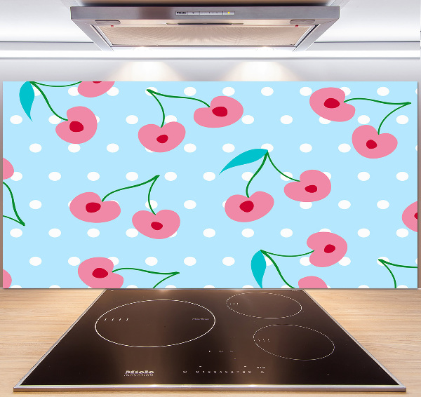 Küchen wandpaneel Fruchtsymbole