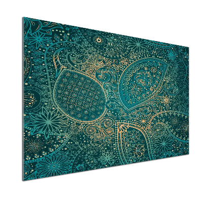 Glasrückwand für die küche Ornamenthintergrund