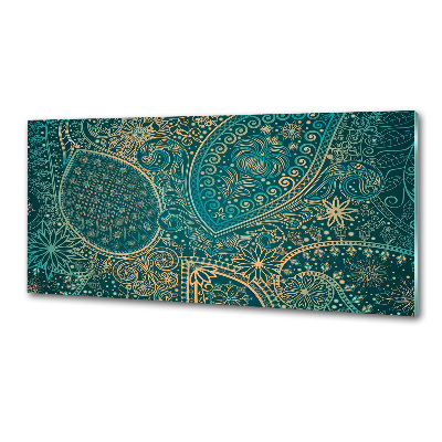 Glasrückwand für die küche Ornamenthintergrund