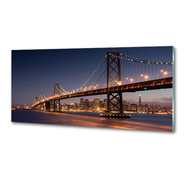 Platte für Küchenrückwand San Francisco Brücke