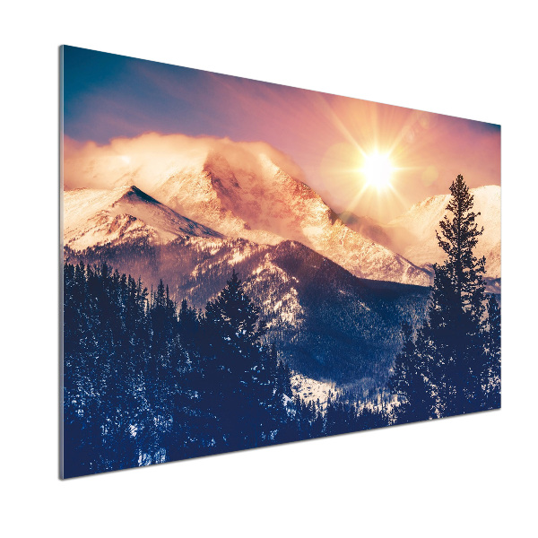 Platte für Küchenrückwand Colorado-Berge
