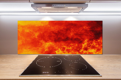 Küchen wandpaneel Flammen