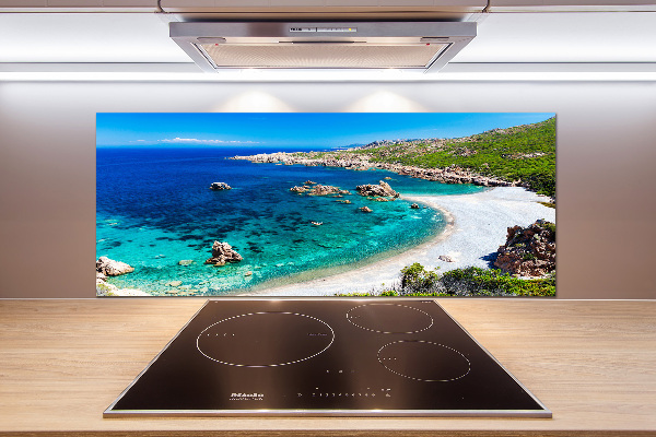 Glasrückwand für die küche Meeresbucht