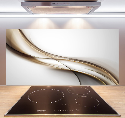 Platte für Küchenrückwand Braune Welle