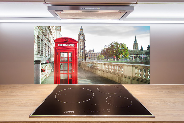 Platte für Küchenrückwand Öffentliche Telefonzelle