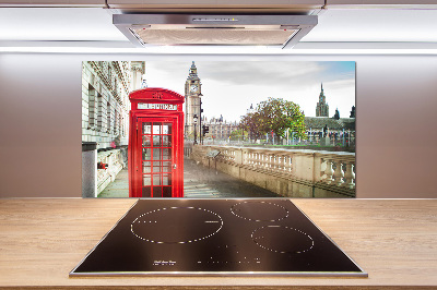 Platte für Küchenrückwand Öffentliche Telefonzelle