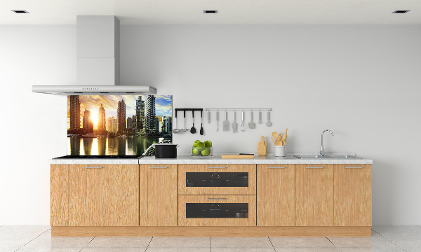 Platte für Küchenrückwand Sonnenuntergang in Dubai