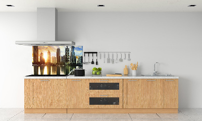 Platte für Küchenrückwand Sonnenuntergang in Dubai