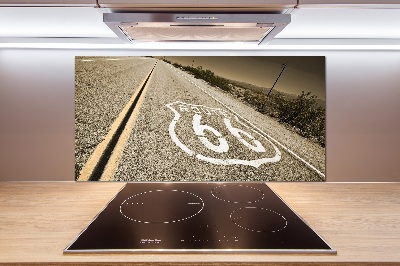 Küchen wandpaneel Straße in Kalifornien