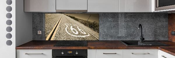 Küchen wandpaneel Straße in Kalifornien