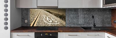 Küchen wandpaneel Straße in Kalifornien