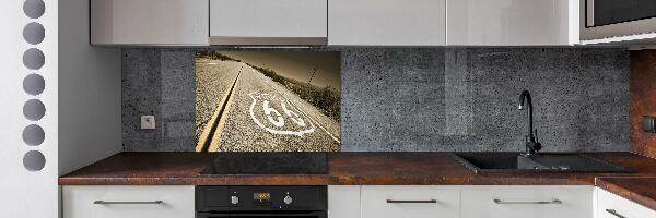 Küchen wandpaneel Straße in Kalifornien