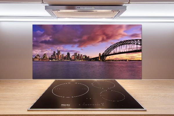 Glasrückwand für die küche Sydney-Brücke