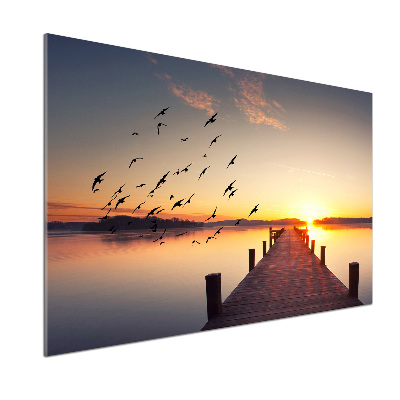 Küchen wandpaneel Sonnenuntergang