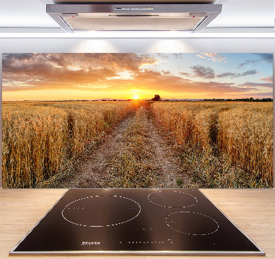 Küchen wandpaneel Weizenfeld