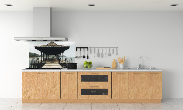 Platte für Küchenrückwand Hong Kong Pier