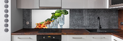 Platte für Küchenrückwand Fortschritte bei der Diät