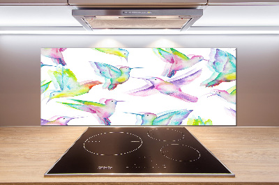 Küchen wandpaneel Kolibris