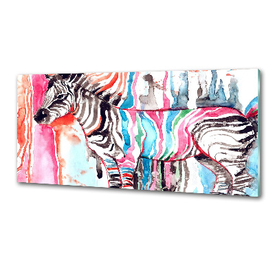 Küchen wandpaneel Buntes Zebra