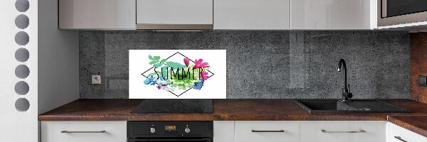 Platte für Küchenrückwand Sommer
