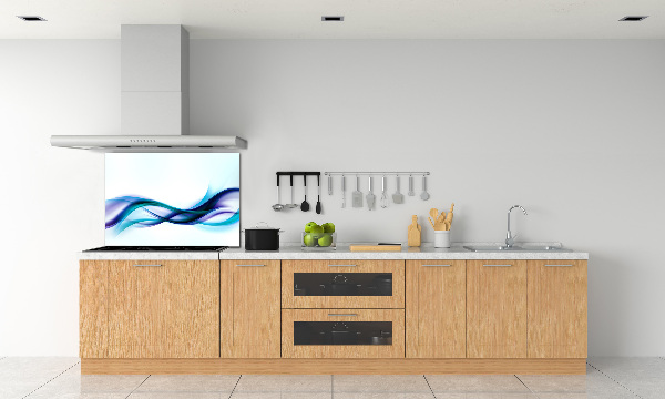 Küchen wandpaneel Abstrakte Wellen