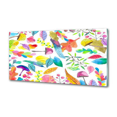 Küchen wandpaneel Blumenmuster