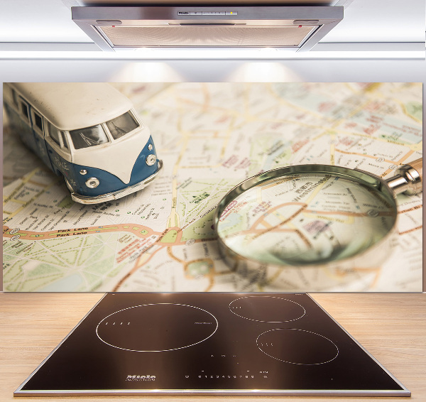 Glasrückwand für die küche Symbolik des Reisens