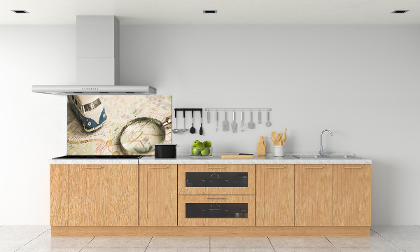 Glasrückwand für die küche Symbolik des Reisens