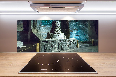 Glasrückwand für die küche Salzbergwerk