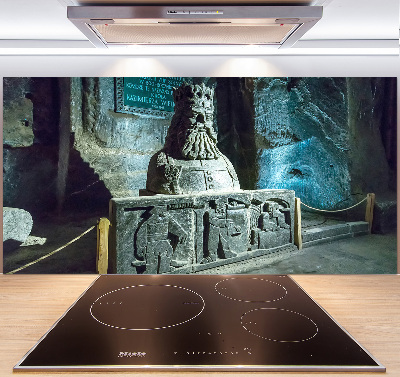 Glasrückwand für die küche Salzbergwerk