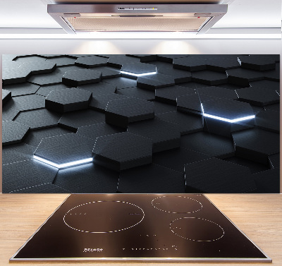 Glasrückwand für die küche Abstraktion