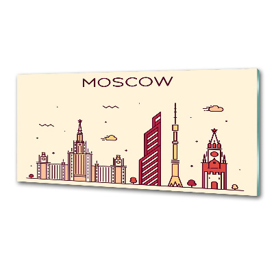 Platte für Küchenrückwand Moskauer Gebäude