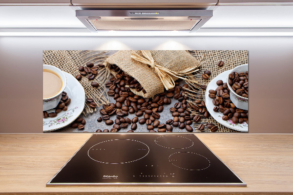 Platte für Küchenrückwand Kaffee mit Milch